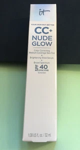 It Cosmetics CC+ Nude Glow Color Correcting Tint SPF40 - Neutral Tan - Authentic - Picture 1 of 2