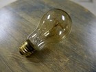 LOT: 4 Edison Globe Light Bulbs, 60 watt Quad Loop Filament, Vintage Repro A19