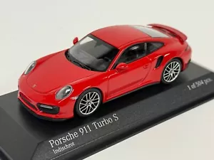 1/43 Minichamps Porsche 911 Turbo S ab 2016 in rot 410 067170 BK108 - Bild 1 von 7