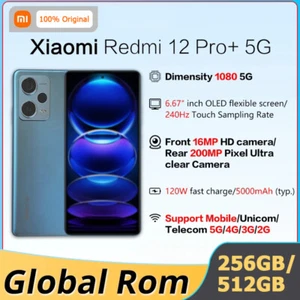 Global ROM Xiaomi Redmi Note 12 Pro + 5G Telefon 120Hz 200MP 210W / 120W Ładowanie 256GB - Zdjęcie 1 z 33
