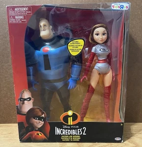 2018 Disney Incredibles 2 MR AMAZING & ELASTIGIRL Puppen Figuren BESCHÄDIGTE BOX - Bild 1 von 7