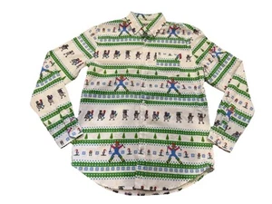 RSVLT The Roosevelts SKI FREE Long Sleeve Button Down Shirt MENS Large NWOT - Picture 1 of 7