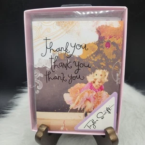 Taylor Swift American Greetings 5 Thank you Cards W Envelopes Little Girl Jumpin - Picture 1 of 2