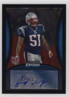 2008 Bowman Chrome Rookie Auto Jerod Mayo #BC107 RC - Image 1 of 3