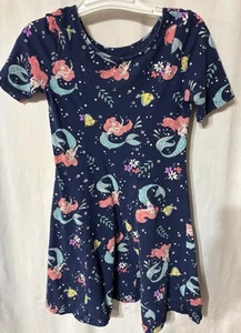 Disney Limited Edition Collection Jumping Beans Little Mermaid Romper Navy Sz 7 - Picture 1 of 6