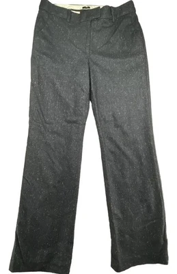 Talbots Windsor Pants Women’s Size 6 Black Italian Wool Blend Herringbone Lined - Image 1 of 4