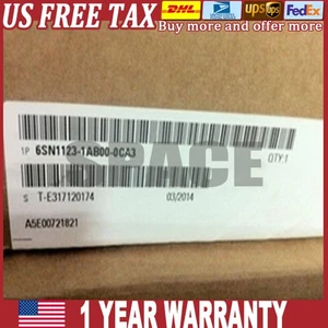 New Siemens 6SN1123-1AB00-0CA2 PLC Module 6SN1 123-1AB00-0CA2 US FREE TAX - Picture 1 of 1