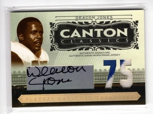 2006 Playoff National Treasures Deacon Jones Canton Classics GU Patch Auto /75 - Picture 1 of 2