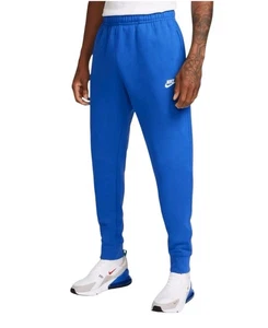 Nike Sportswear Game Royal/White Fleece Joggers BV2671-480 Men’s Size L - Picture 1 of 5