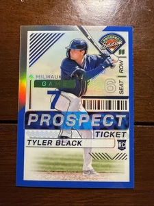 2024 Panini Prospect Edition Blue Prizm /149 Tyler Black #111 Prospect Ticket - Bild 1 von 7