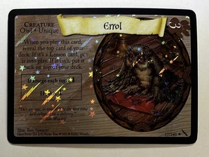 Harry Potter TCG Errol Chamber Of Secrets Foil 17/140 Holo Unplayed - Picture 1 of 2