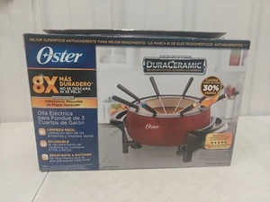 Oster Fondue Topf 3 Quart elektrisch Titan infundiert Durakeramik, geöffnete Box #2694 - Bild 1 von 5