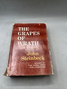 The Grapes of Wrath Steinbeck, John 1939 First Edition Book Club BCE HCDJ - Picture 1 of 24