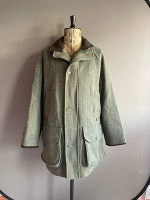 Grenfell Tweed Coat Mens Size XL Green Hunting Shooting Jacket Wool England - Image 1 of 4