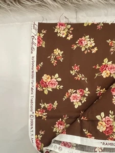 Donna Wilder "Rambling Rose" Stonehill Collection for Fabric Traditions 2.1Yds - Picture 1 of 2