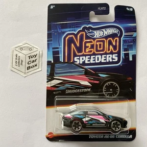 2025 HOT WHEELS Neon Speeders - Toyota AE-86 Corolla (Black) D50 - Picture 1 of 1