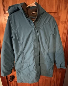 Lands’ End Teal Squall Waterproof Insulated Parka Women’s Size Medium (10-12) - Picture 1 of 12