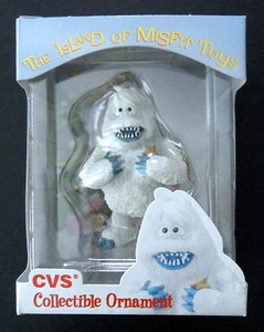 Ornamento pupazzo di neve Bumble Abominevole Rudolph Island of Misfit giocattoli CVS raro - Foto 1 di 3