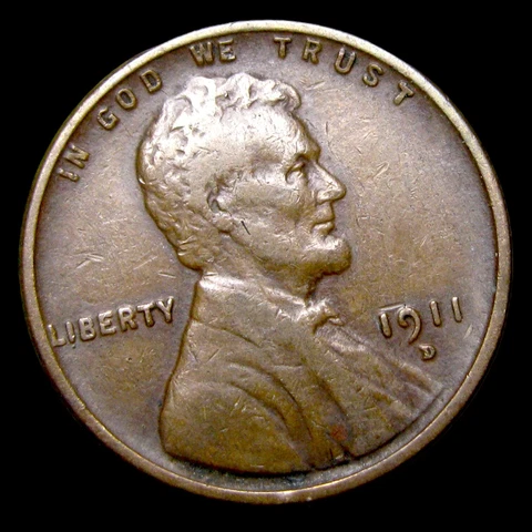 1911-D Lincoln Cent Penny ---- Nice Coin  ---- #UU959 Cover