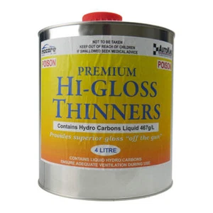 Premium Hi-Gloss Paint Thinners 4L - Picture 1 of 3