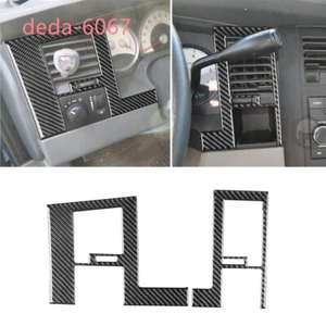 Carbon Fiber Inner Driver's Air Vent Outlet Panel Trim For Dodge Durango 2004-09 - Picture 1 of 11