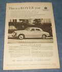 1957 Rover P4 105S Vintage European Ad "This is a Rover Year" 60 75 90 105R
