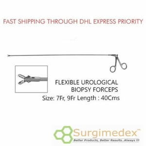 NUEVO FÓRCEPS BIOPSIA UROLÓGICA FLEXIBLE 7FR-9FR 40CMS CON MANGO DE TIJERAS METÁLICAS - Imagen 1 de 1