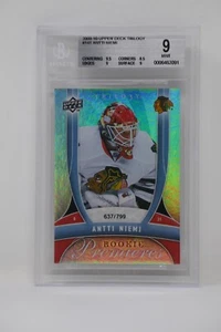 2009-10 Upper Deck Trilogy #141 Antti Niemi Rookie Blackhawks/799 🔥Beckett 9 - Picture 1 of 7