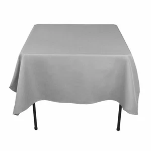10 Quadratische 60 Zoll x 60 Zoll Tischdecken Polyester Party Restaurant 23 FARBEN USA Verkauf - Bild 1 von 28