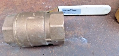 MILWAUKEE ULTRA Milwaukee Valve UltraPure 2 in. Cast Bronze Standard Port Threaded 600# Ball Va