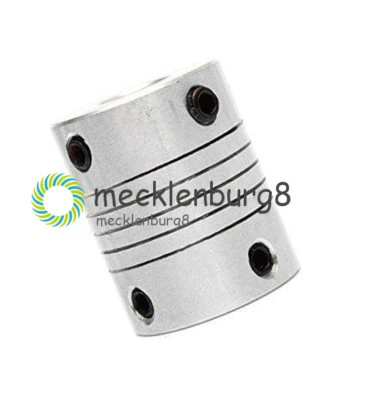 CNC 5x8mm Motor Shaft Coupler Ideal for 3D Printer Shafts Reprap NEW