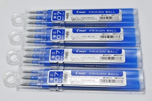 12 x PILOT Frixion WISCHBARE Stiftminen - BLAU - 0,7 mm für Tintenroller & Clicker - Bild 1 von 3