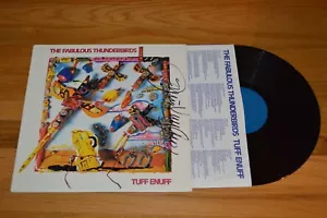 Fabulous Thunderbirds Jimmie Vaughan signiert ""Tuff Enuff"" LP ~ Beckett Hologramm - Bild 1 von 9