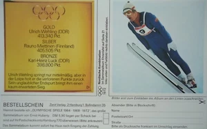 Imagen 21 Huberty Olympia combinación nórdica 1972 Wehling RDA alquiler de coches suerte - Imagen 1 de 1