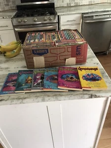 62 Used Goosebumps Books 1-62 Complete Set Stine acceptable Mix Lot Of Covers - Picture 1 of 15