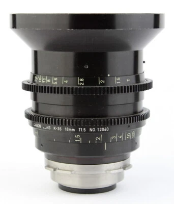 CANON K-35 K35 18 18mm T1.5 just LENS CASING / NO OPTICS w/ Arri PL Mount - Image 1 of 4