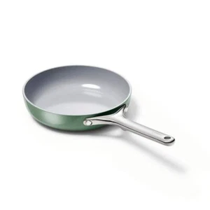 CARAWAY HOME Mini Frying Pan 8"Dia Sage Ceramic Non-Stick Stovetop Agnostic 1-PC - Picture 1 of 4