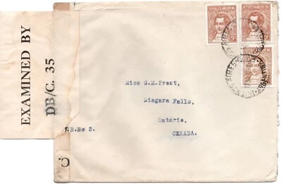 Argentina to Niagara Falls Ontario, 1942 - Image 1 of 2
