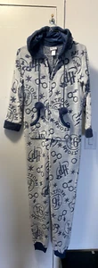 NEW Wizarding World Women's Harry Potter One-Piece Hooded Pajama, Blue, S - Picture 1 of 1