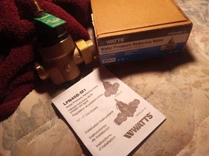 WATTS Brass Water Pressure Reducing Valve 1" LFN45B-M1-U, LFN45BUM1 Lead Free - Picture 1 of 6