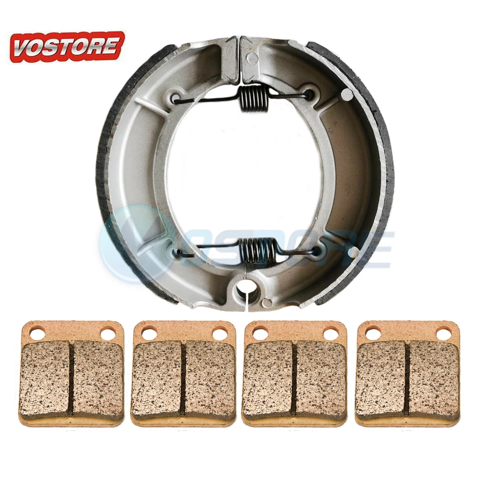 Front Rear Sintered Brake Pads shoes Fits Yamaha Kodiak 400 YFM400FW 4x4 2003 — 第 1/1 张图片