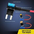 Stable And Secure Car Addacircuit Fuse Adapter Set With Dual Slot Fuse Holder