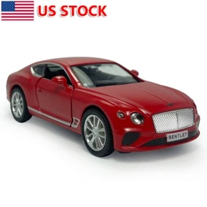 1:36 Red Bentley Continental GT Model Car Diecast Toy Vehicle Xmas Kids Gift US - Picture 1 of 2