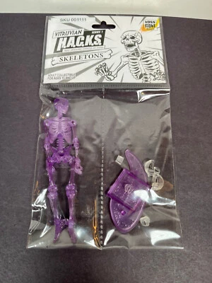 Boss Fight Studio Vitruvian Hacks SKELETON BLANK Purple Skeletons 3.75" Figure - Image 1 of 4