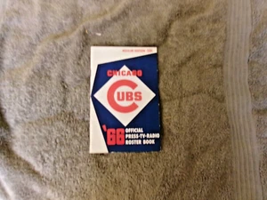 1966 Chicago Cubs guía de medios anuario programa Ernie Banks anuncio de béisbol Ron Santo - Imagen 1 de 22