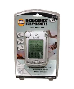 Franklin Rolodex Electronics 1 Mo écran tactile PDA organisateur RT-8212 neuf - Photo 1 sur 9