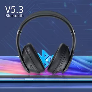 Bluetooth Headphones, 65H Playtime, 6 EQ Sound Modes, Hifi Stereo over Ear Headp - Picture 1 of 12