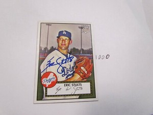 2007 Topps Rookie Eric Stults Autographed Baseball Card