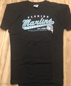 Camisa negra vintage Florida Marlns majestic MLB - Imagen 1 de 3
