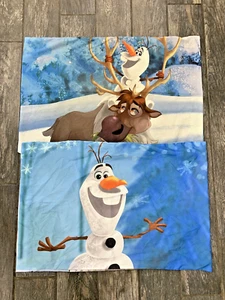 Disney Frozen Olaf Flat Sheet, Fitted Sheet & 2 Pillow Cases Size: Twin - Picture 1 of 3
